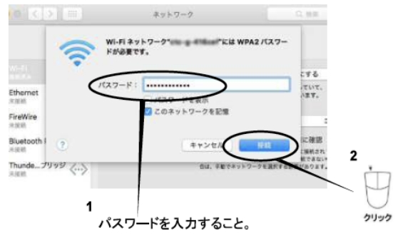 パスワードを入力する